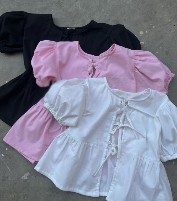 Bow Sleeve Top - Image 5